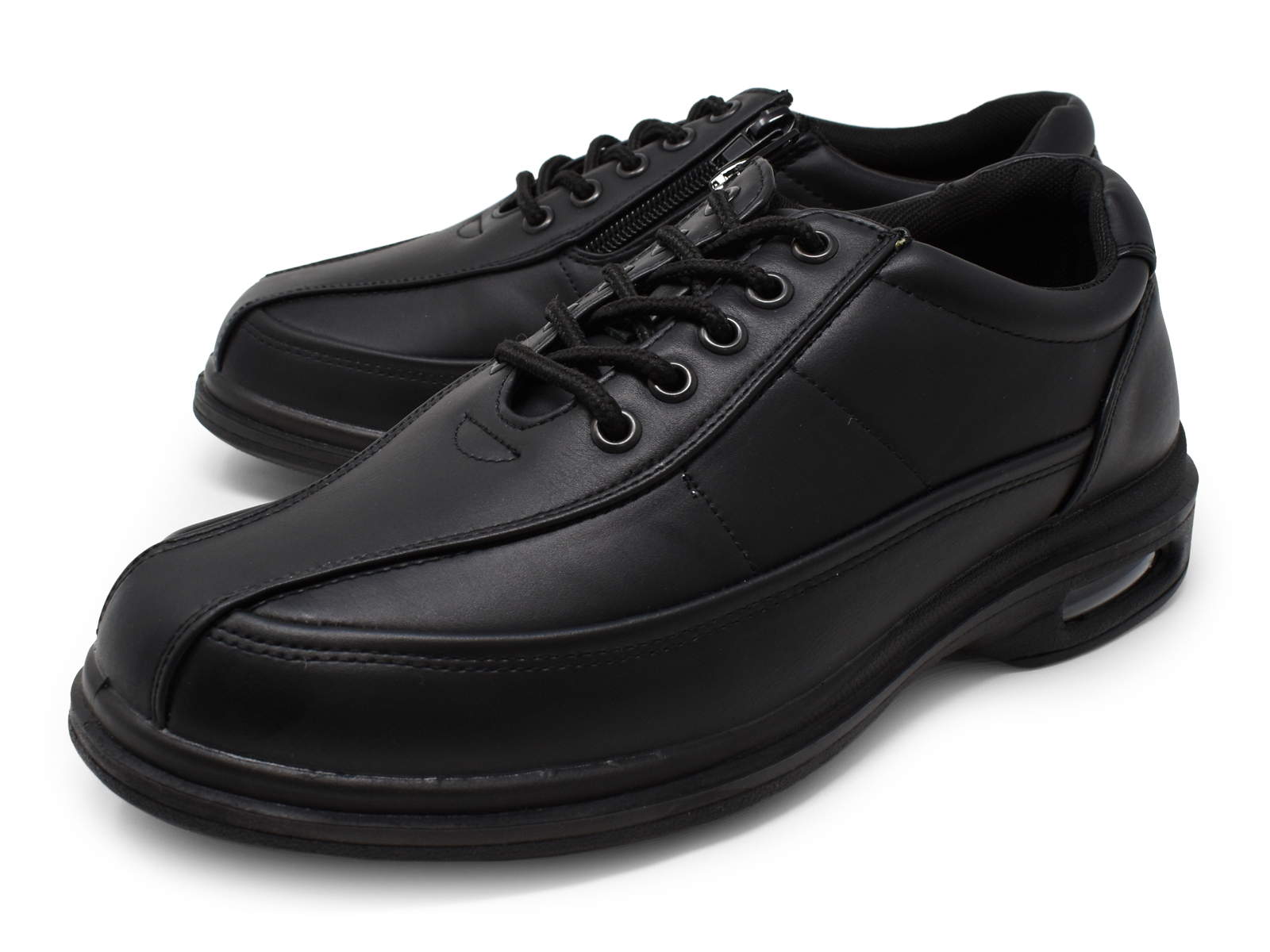 ウォーキングシューズ TABIBAKI メンズ 4E 防水 スニーカー 紐 紐なし