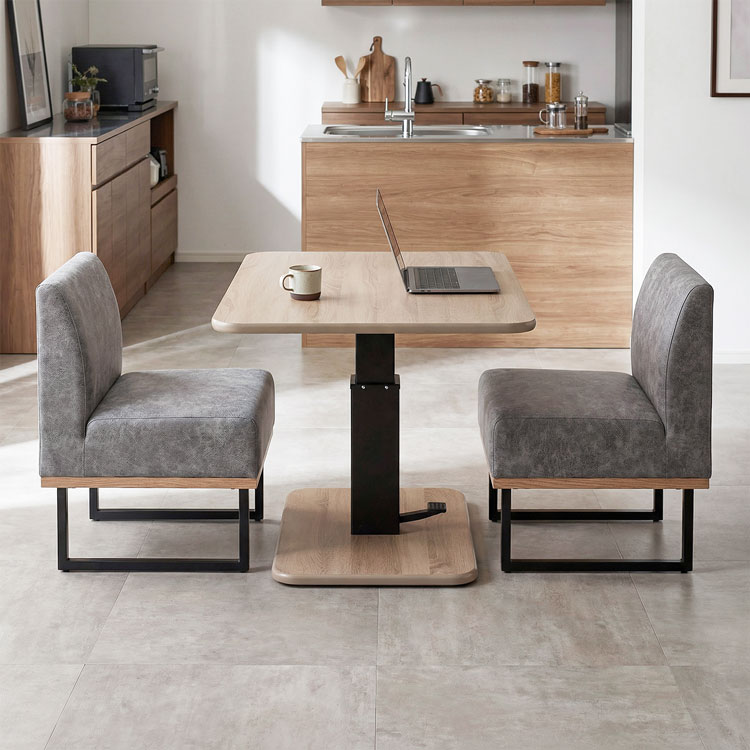 LOWYA（ロウヤ） 昇降式テーブル 昇降テーブル テーブル ダイニング