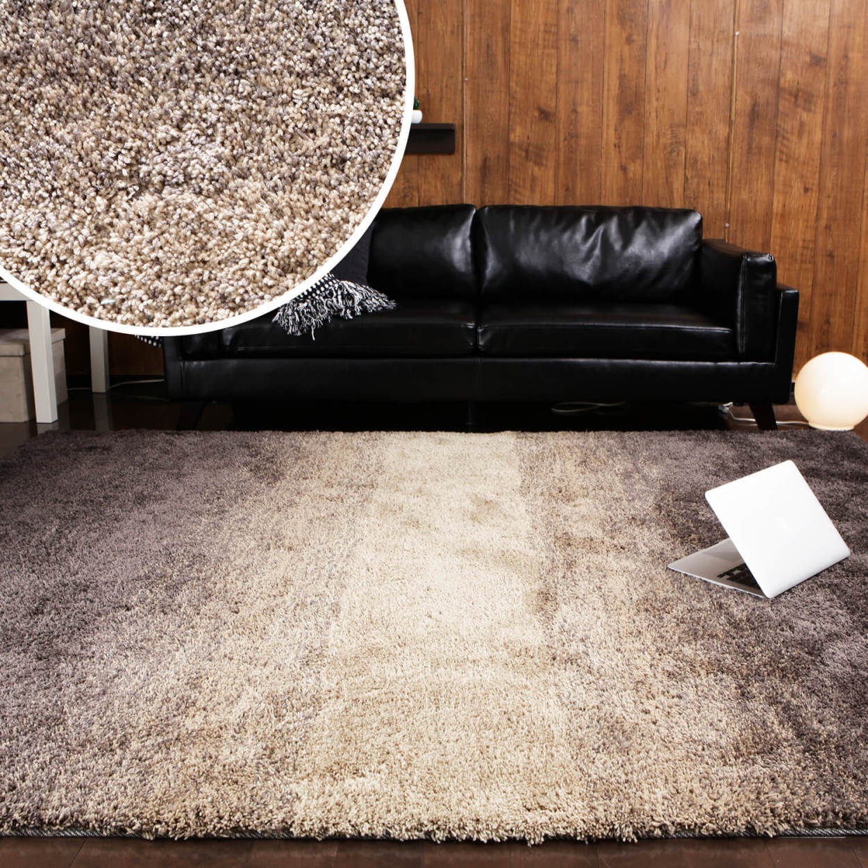 LOWYA（ロウヤ） ラグ ラグマット おしゃれ 130×190 S 厚手