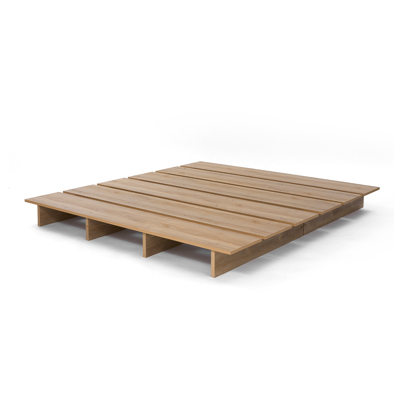 LOWYA（ロウヤ） ベッド ベッドフレーム 単品 クイーン Q ロータイプ