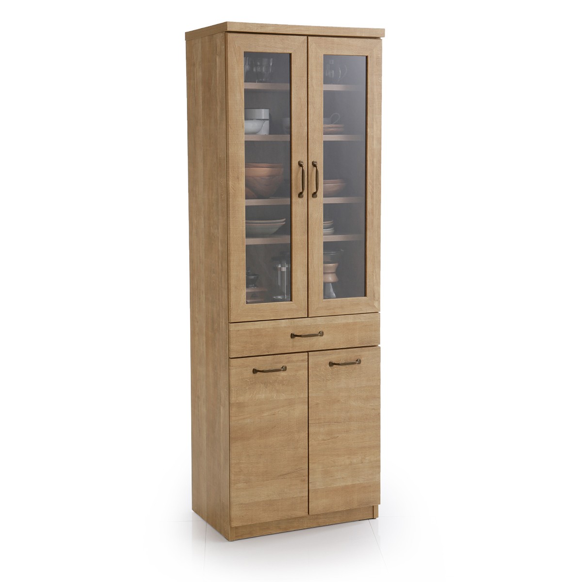 LOWYA（ロウヤ） キッチン収納 食器棚 完成品 キッチンボード おしゃれ