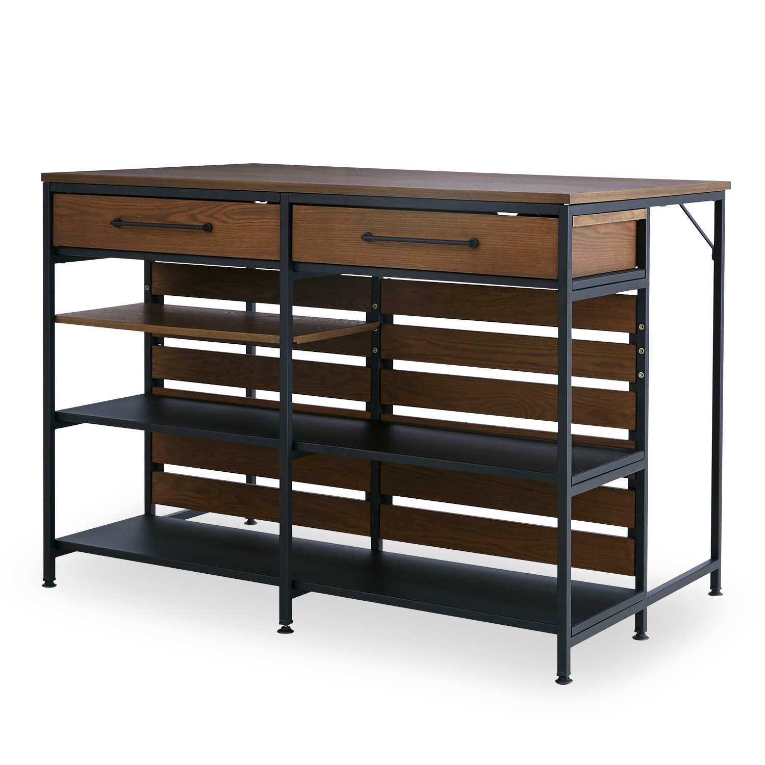 LOWYA（ロウヤ） キッチンカウンター キッチンラック スリム キッチン