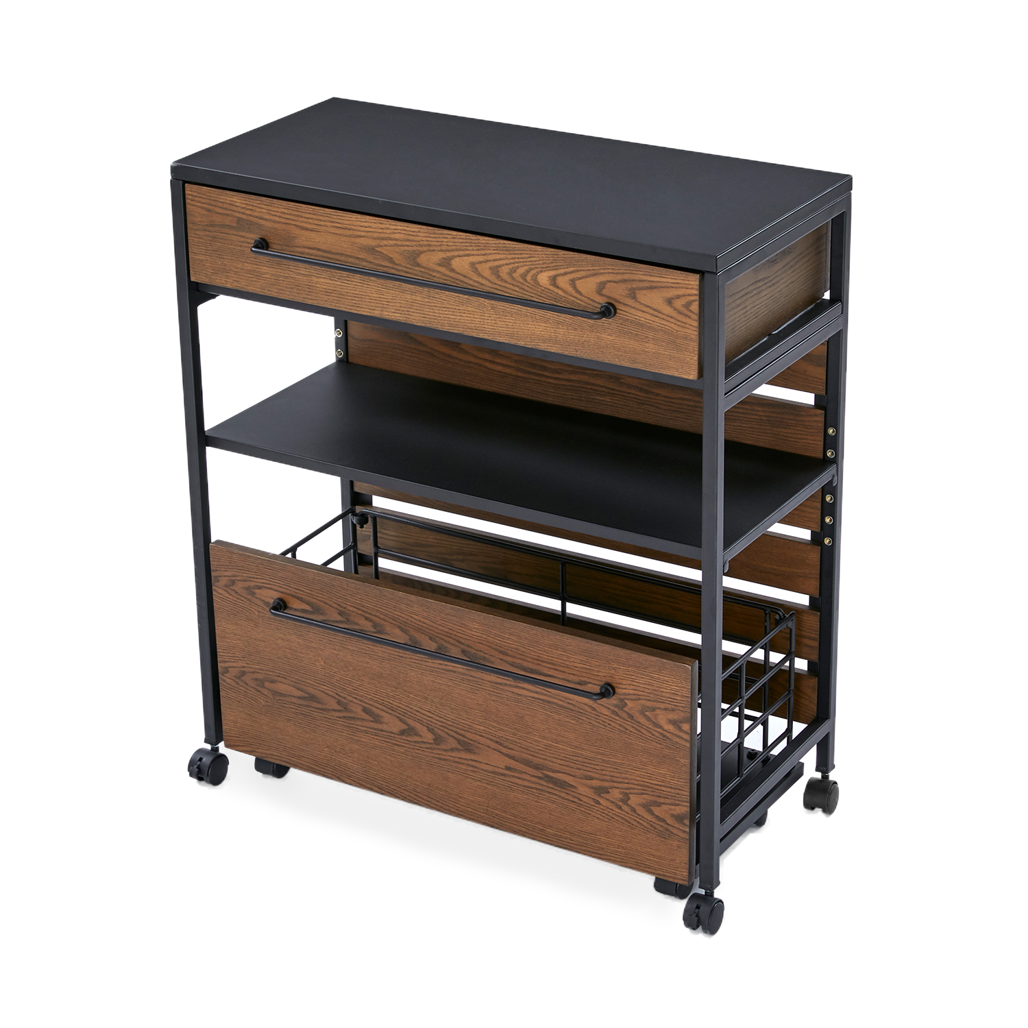 LOWYA（ロウヤ） キッチンワゴン アイランドキッチン おしゃれ