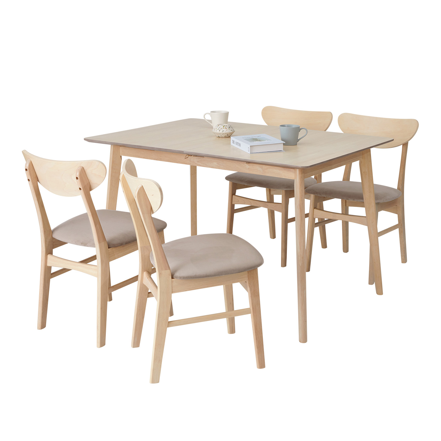 LOWYA（ロウヤ） 伸縮ダイニング ダイニングテーブル ダイニング