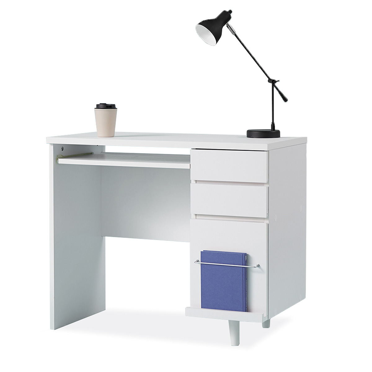 LOWYA（ロウヤ） デスク パソコンデスク 机 幅90cm ライティング