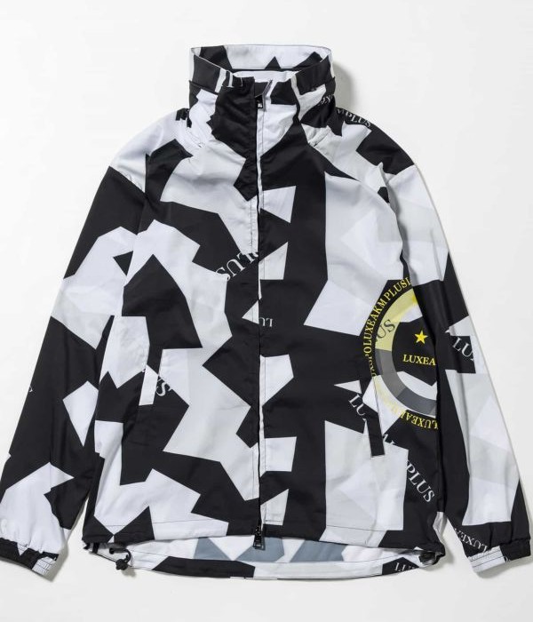 LUXE AKM PLUS カモ柄トラックジャケット スポーツ ゴルフ LUXEAKMPLUS