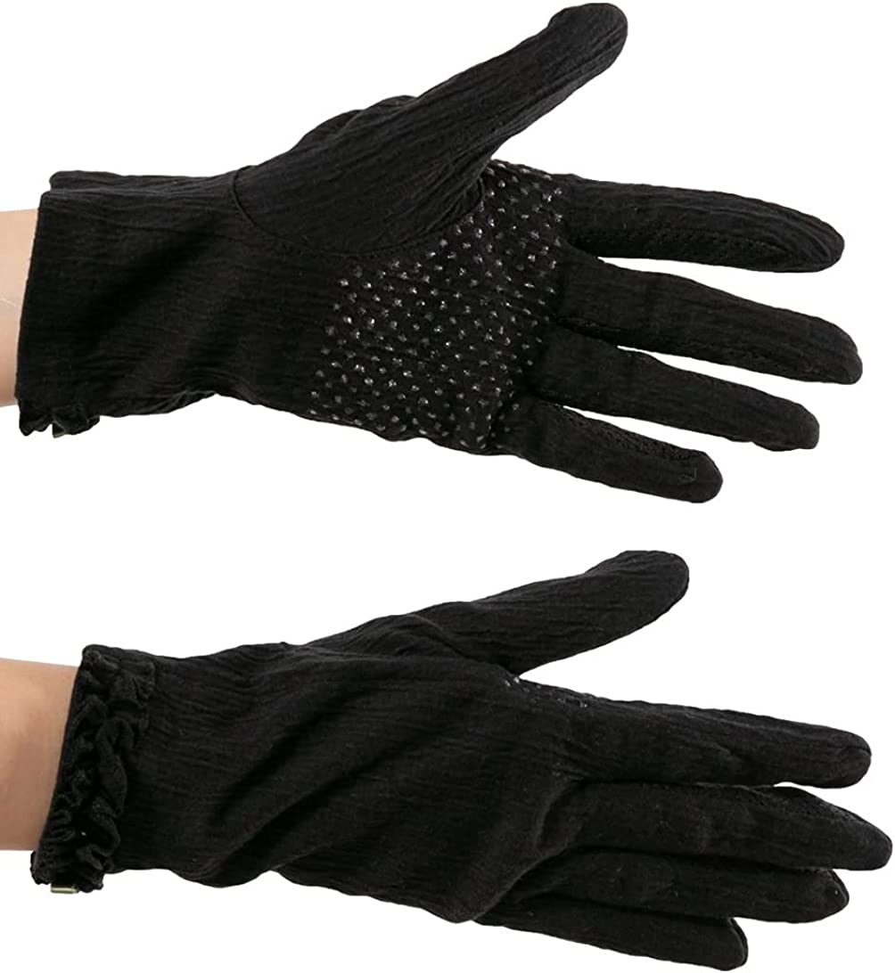 ELLE（エル） uv手袋 ブランドショート 指なし 指あり レディース