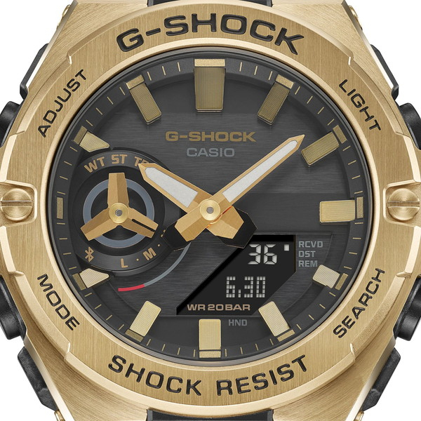G-SHOCK GST-B500GD-9A G-STEEL タフソーラー スマホ連動 アナデジ