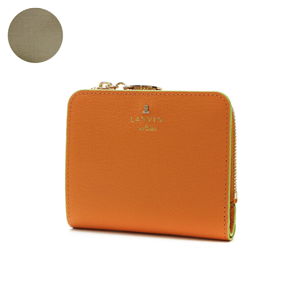 LANVIN en Bleu 最大51%☆3/8限定 ランバンオンブルー 二つ折り財布