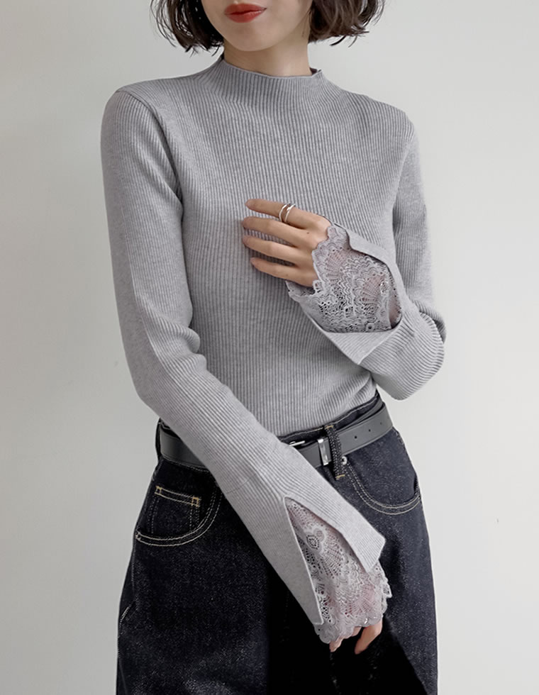 Re:EDIT（リエディ） トップス ニット セーター 長袖 レディース 袖