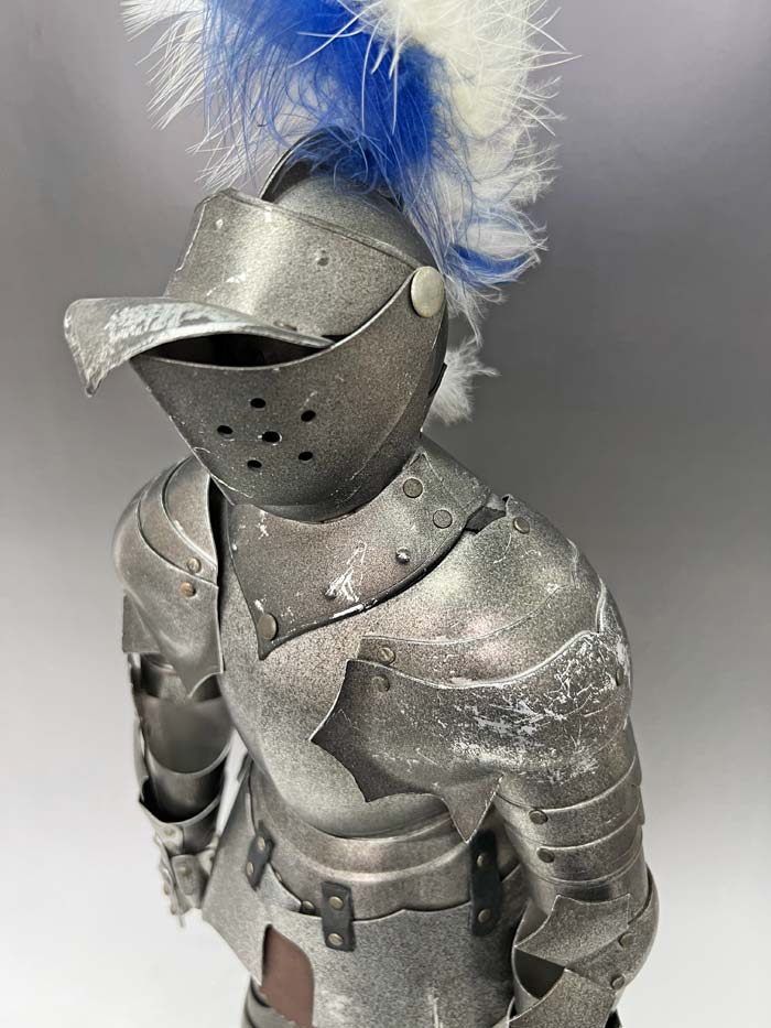 イタリア製プレートアーマーオブジェ 西洋甲冑 高さ59cm 中世 騎士 鎧