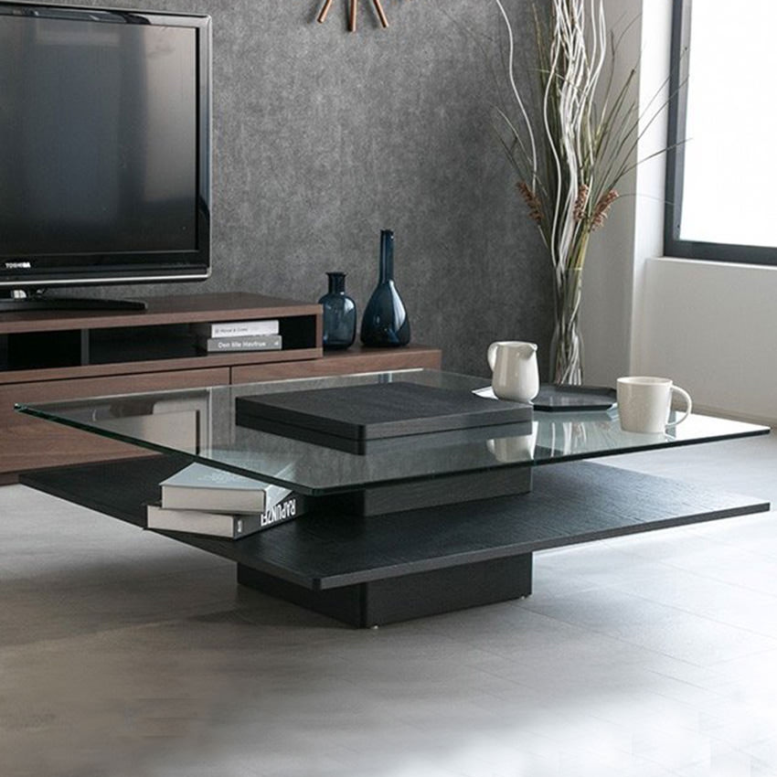 センターテーブル おしゃれ リビングテーブル テーブル 100 ガラス