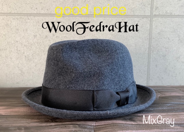 2サイズ7色展開 帽子 特価 M XL サイズ フェルト 中折れ ハット ウール