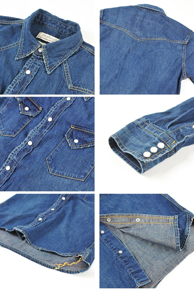 REMI RELIEF（レミ レリーフ） リミレリーフ デニムウエスタンシャツ