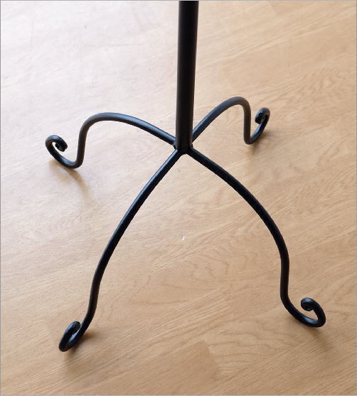 コートハンガー ポールハンガー アンティーク おしゃれ アイアン 玄関