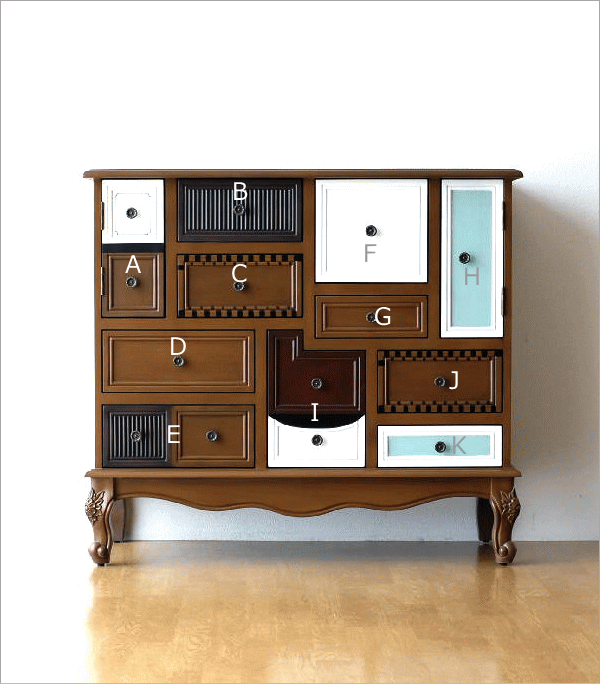 チェスト おしゃれ アンティーク レトロ 可愛い 北欧 ヴィンテージ