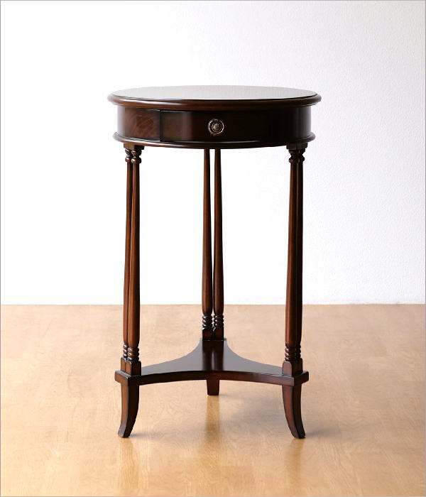 マホガニー無垢材 コンソール 天然木 木製 コンソールテーブル 花台