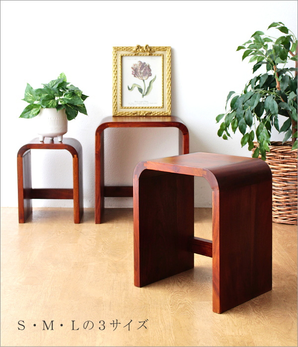 スツール 木製 おしゃれ 玄関椅子 ベッド ソファ サイドテーブル 花台