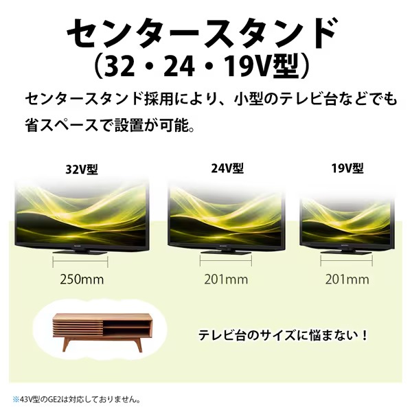 SHARP（シャープ） テレビ 2T-C19GE1 SHARP AQUOS アクオス GE1ライン