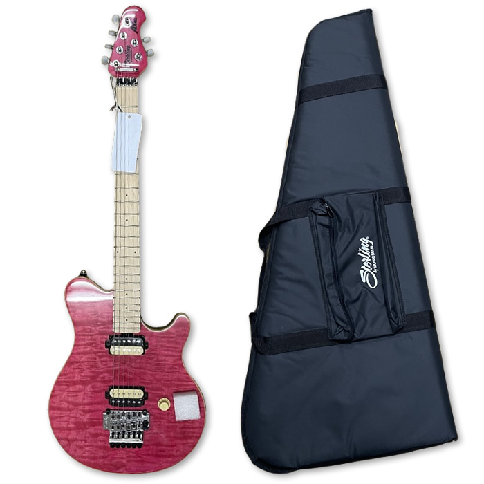エレキギター MUSICMAN Sterling by Musicman AX40-TP-M Trans Pink