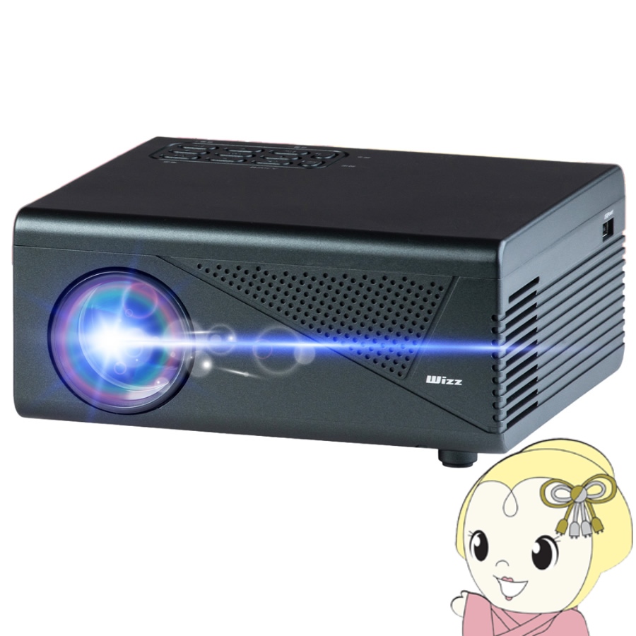 ダイニチ電子 スマートプロジェクター Wizz フルHD Android TV搭載 WPJ