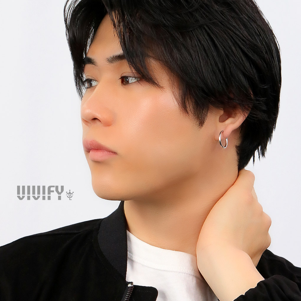 VIVIFY（ビビファイ） VIVIFY Hoop Pierce L シルバー フープピアス