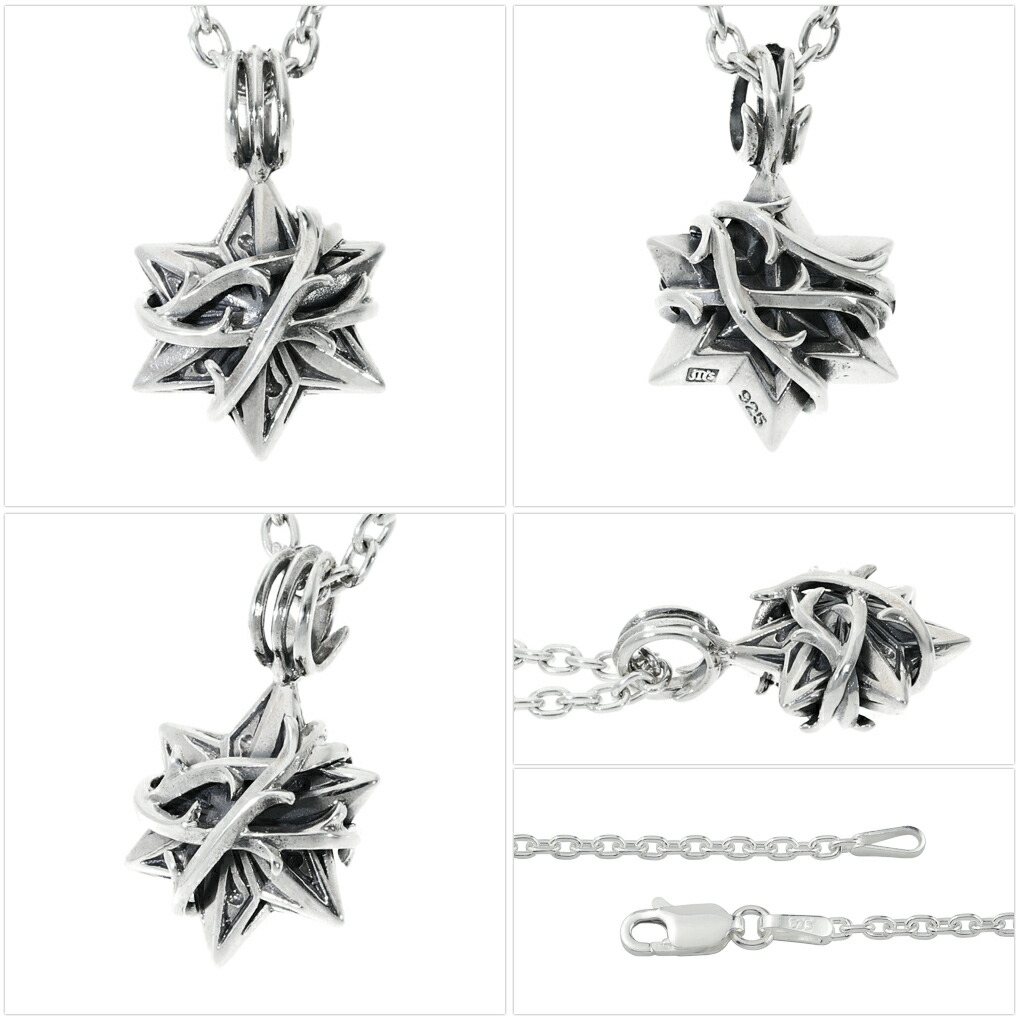 M'S COLLECTION（エムズコレクション） THORN 六芒星 茨 シルバー