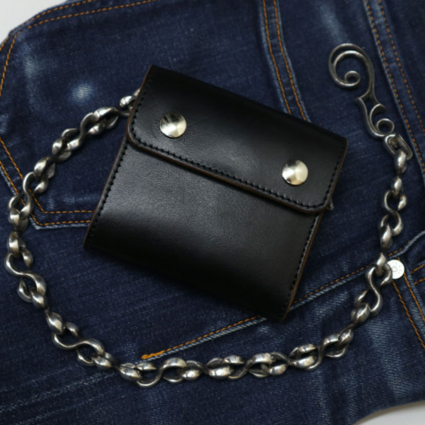 OPUS INCEPTION HORSE BUTT LEATHER TRUCKER WALLET (SHORT) [IPW-08