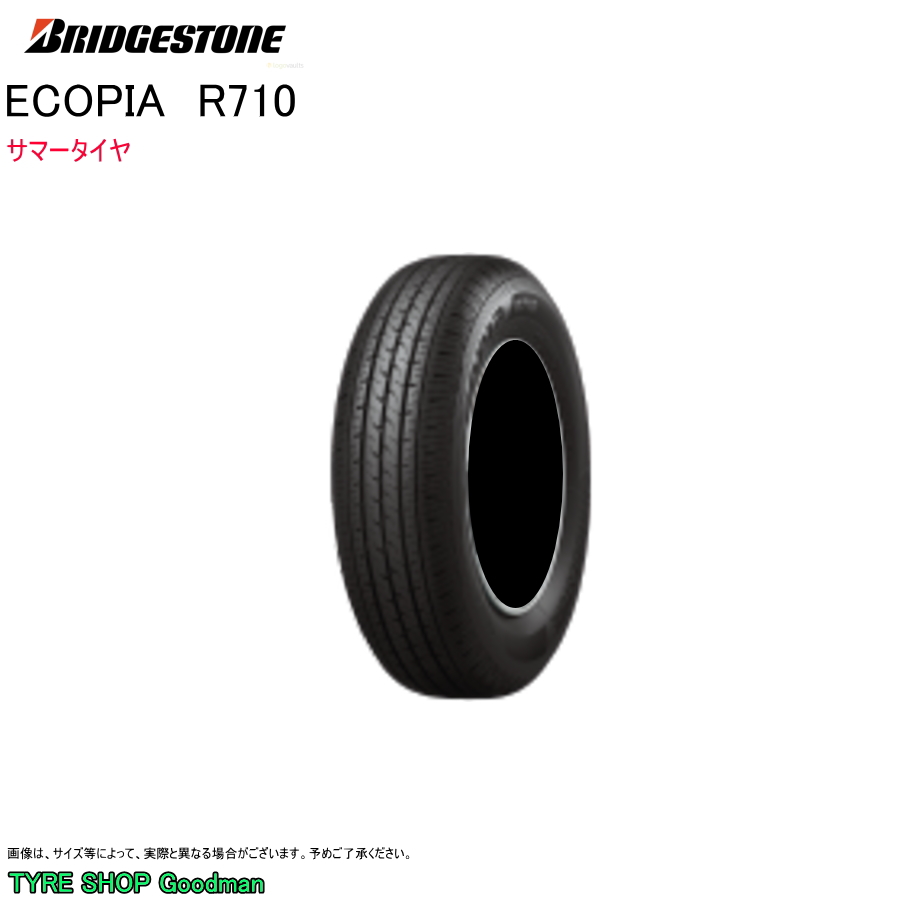 エコピア 【送料無料】 ブリヂストン 195/80R15 107/105N R710 サマー