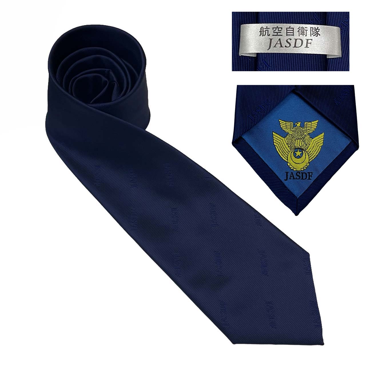 自衛隊 航空自衛隊JASDFネクタイ◇ドラマ映画撮影用小道具◇エンブレム