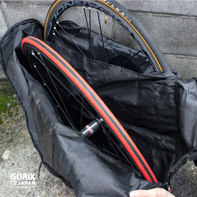 GORIX ゴリックス ホイールバッグ 2本用 (収納袋付き) 自転車 ロード