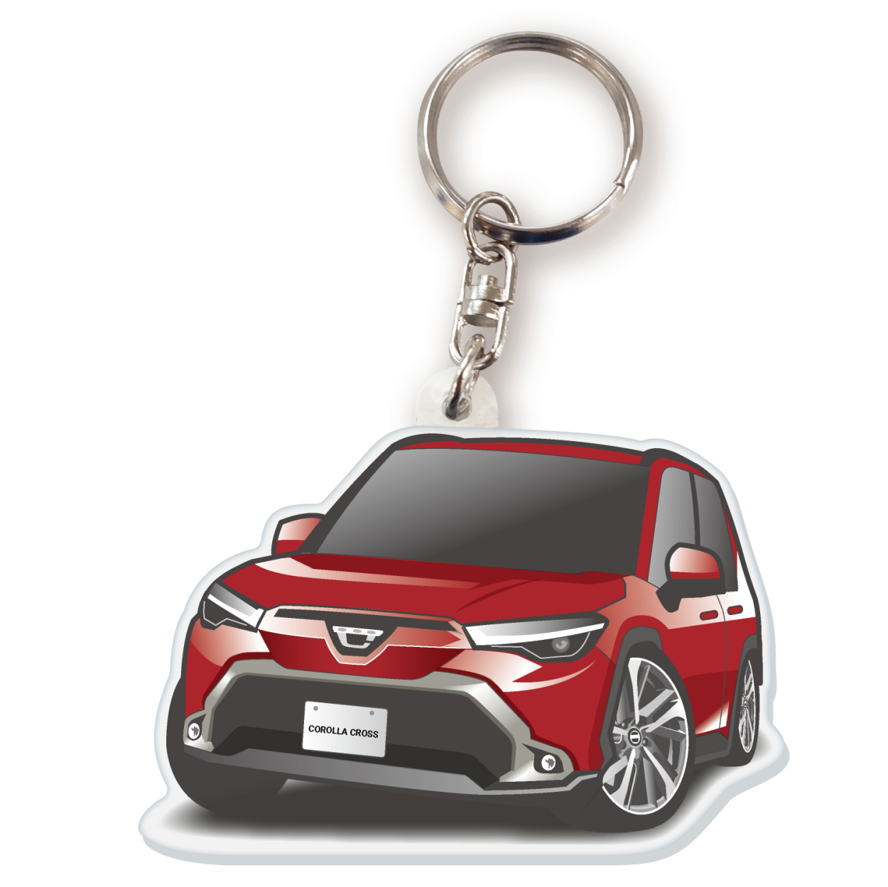 カーアクリルキーホルダー トヨタライセンス商品 カローラクロス ちび