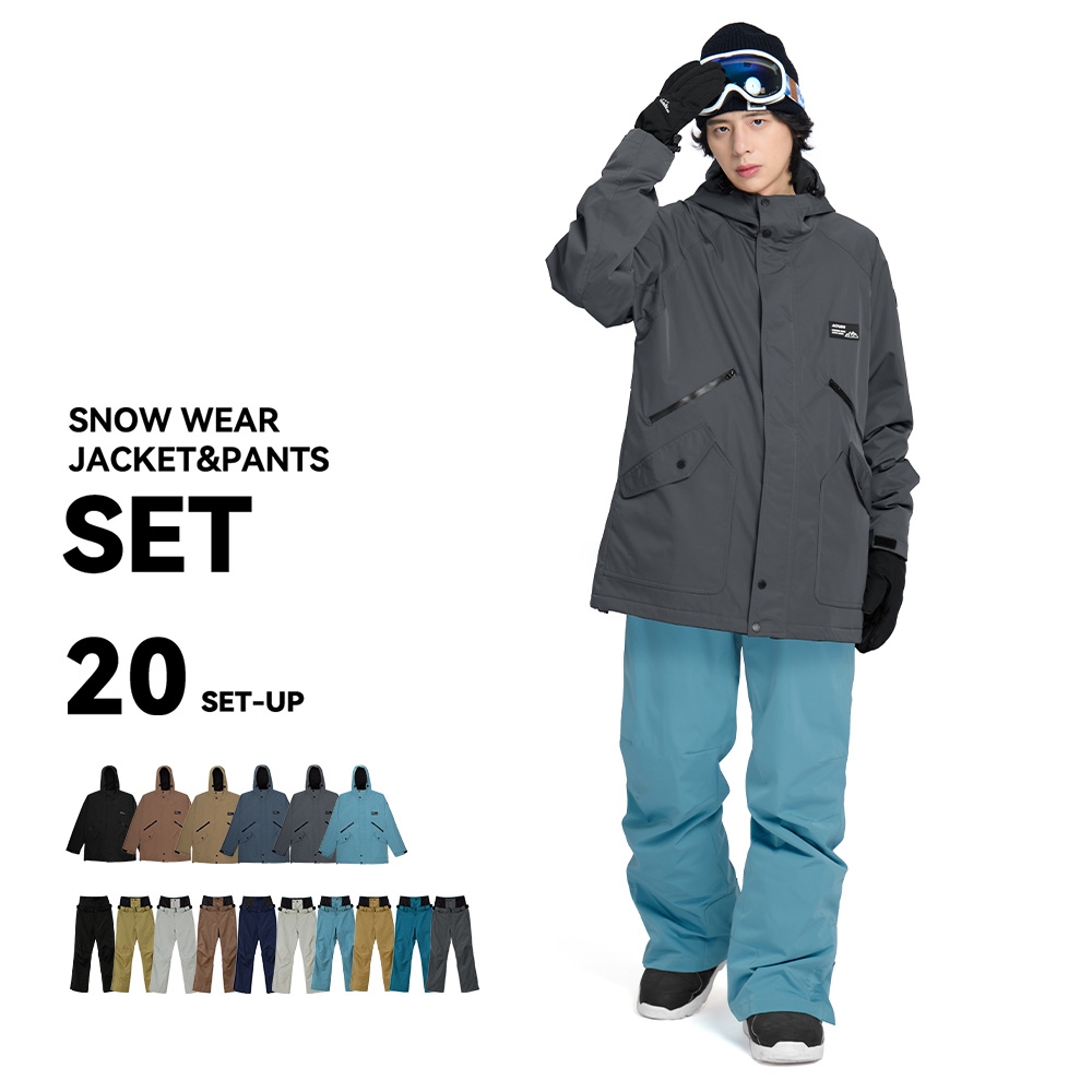 ACTLEIS（アクレイス） スキーウェア スノーボードウェア メンズ 上下