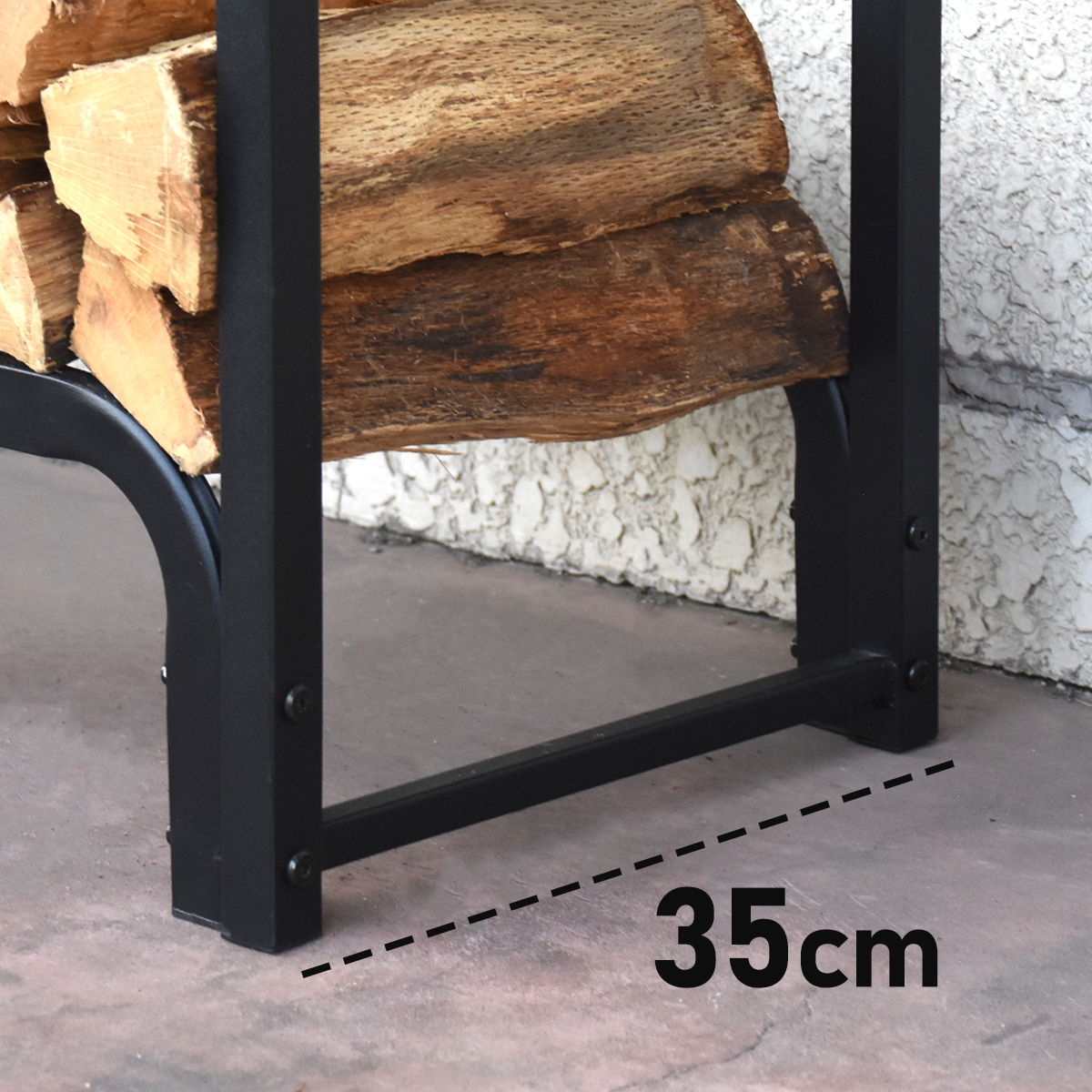 DORIS（ドリス） 薪 薪棚 ログラック 幅105 ファイヤーサイドラック