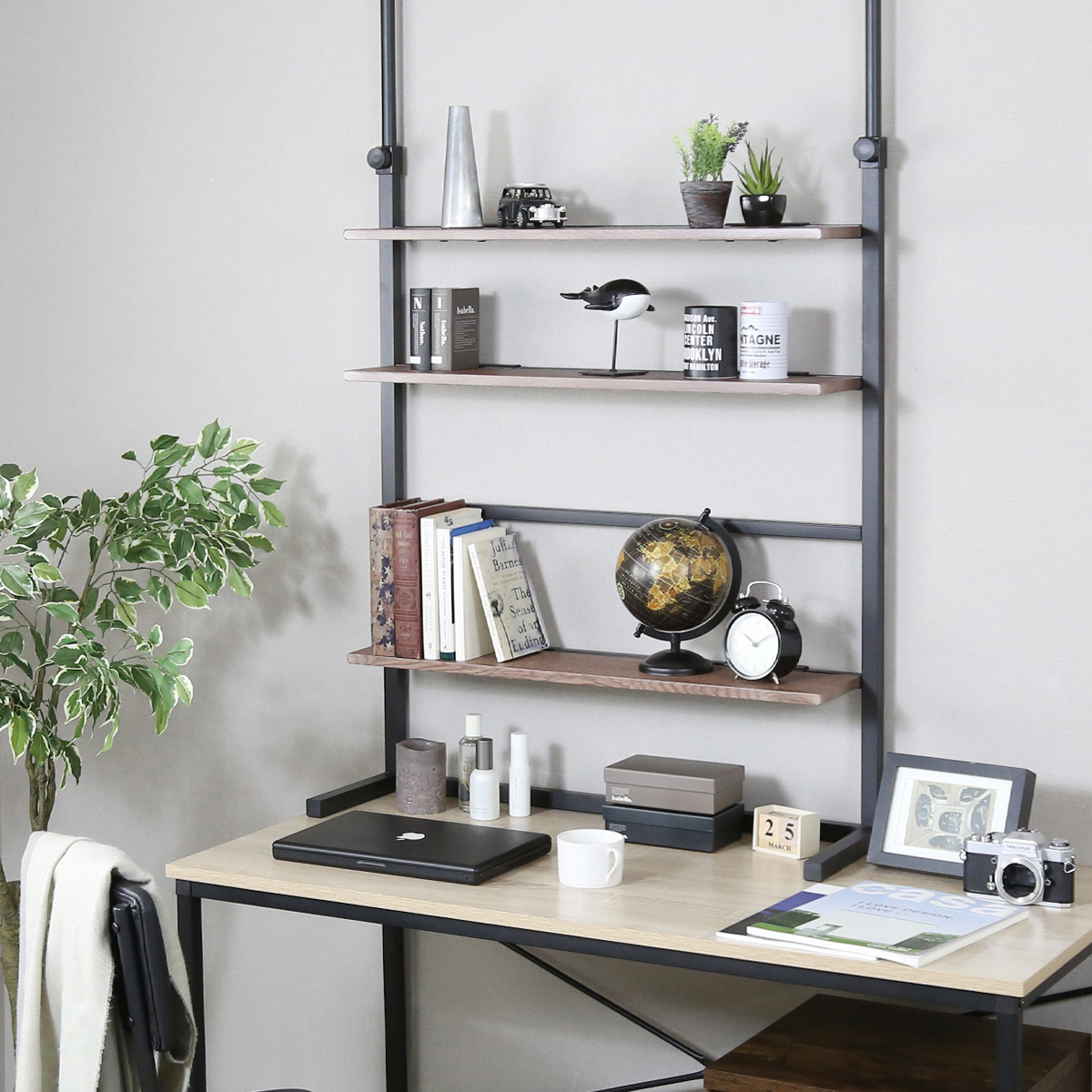 DORIS（ドリス） 突っ張りラック 突っ張り棚 壁面収納 突っ張り棒収納