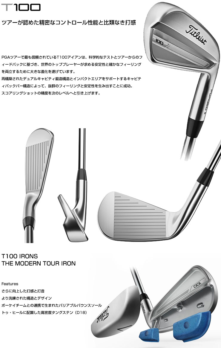 Titleist（タイトリスト） 特注カスタムクラブ T100 アイアン