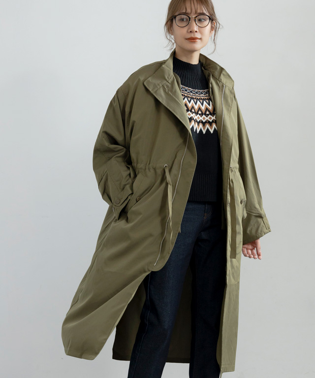 モッズコート レディース 40代 50代 ライナー付きコート 秋冬