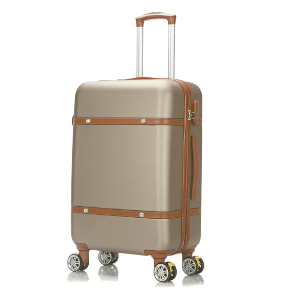 スーツケース Sサイズ ストッパー付き トランクケース レトロ キャリー