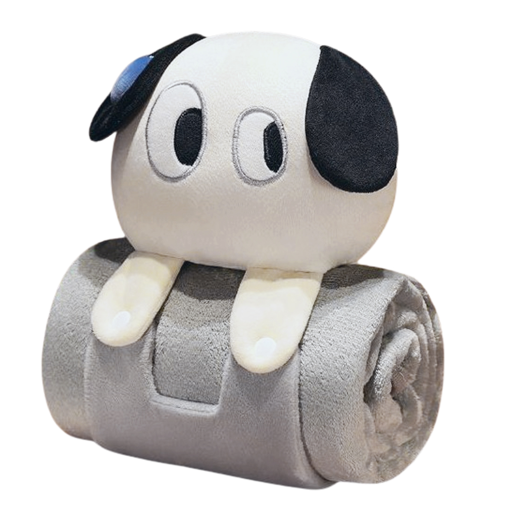 ブランケット クッション ぬいぐるみ で留める 2WAY 枕 可愛い 毛布