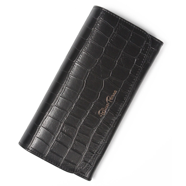 長財布 財布 レディース クロコ クロコダイル 型押し ロングウォレット