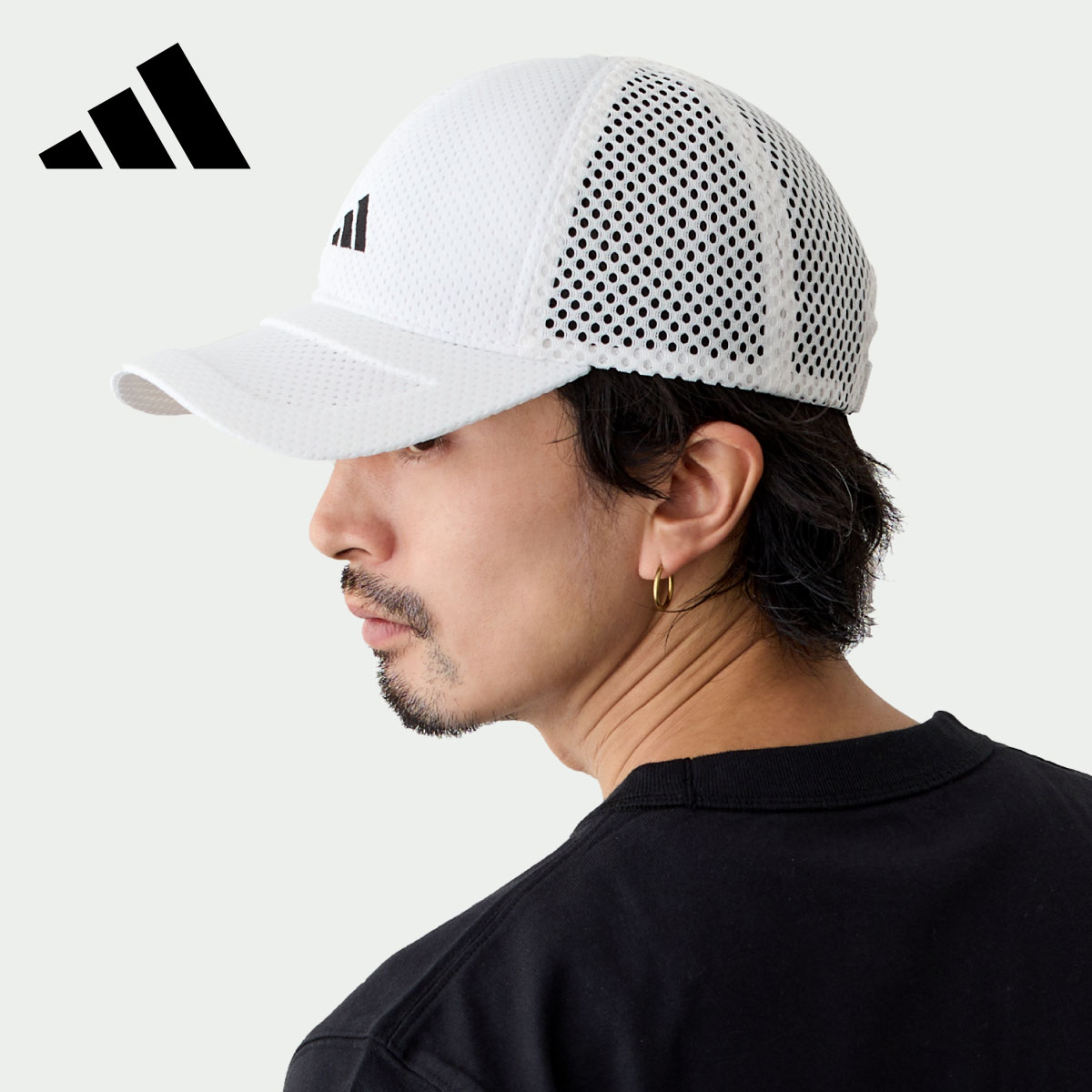 adidas（アディダス） 超軽量 オールメッシュ キャップ 通気性抜群