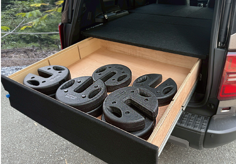 ランドクルーザー ランクル250専用ベッドキット FLATRACK250D 引き出し