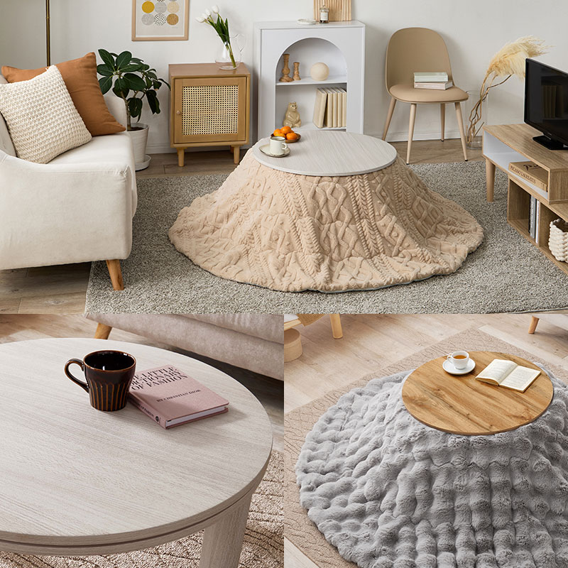 HAGiHARA（萩原） こたつ こたつテーブル 単品 折りたたみ