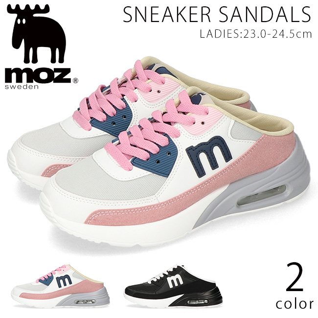 moz（モズ） サンダル レディース かかとなし スニーカーサンダル エア
