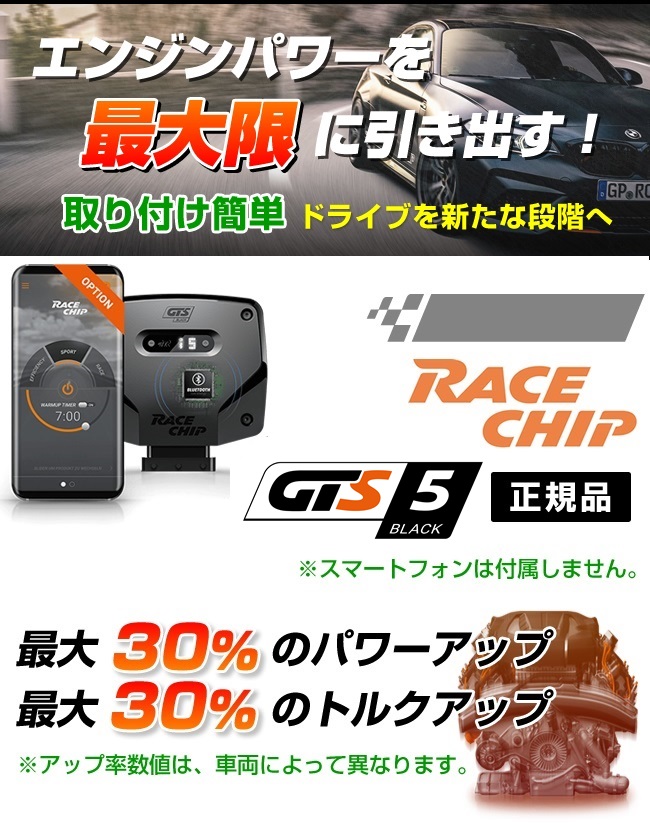 RACECHIP（レースチップ） サブコン コネクトタイプ GTS5 Black