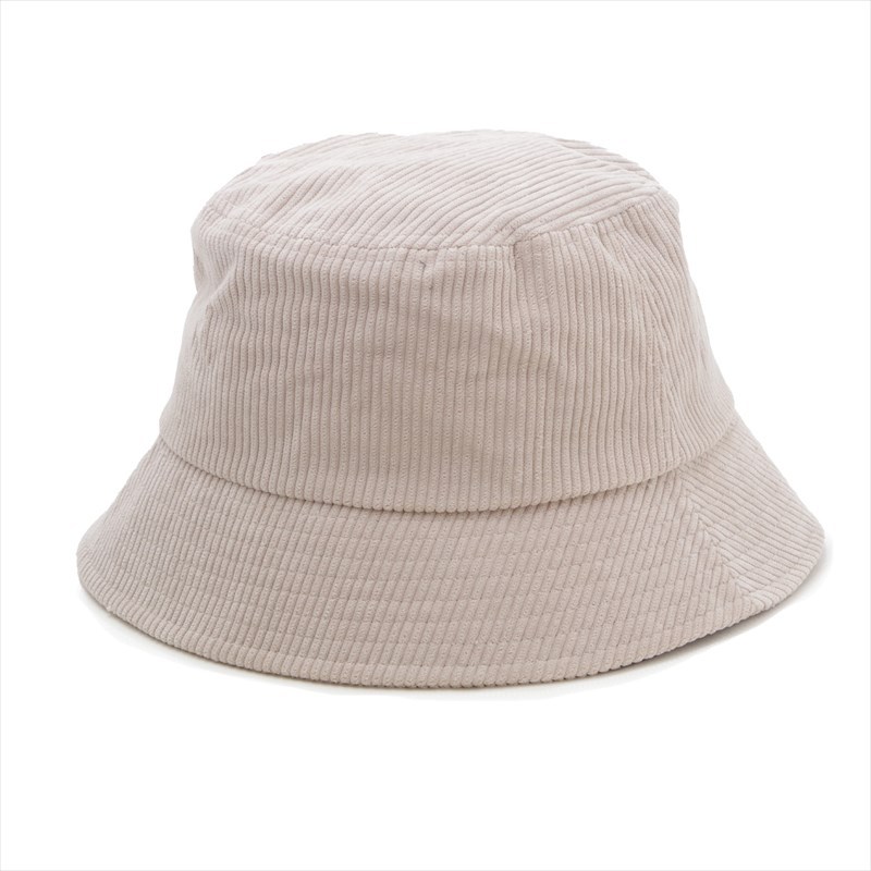 コーデュロイ バケットハット サイズ調整可 秋冬 バケハ 冬帽子 つば