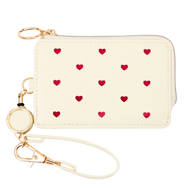 Flowering（フラワーリング） ハート 定期入れ パスケース 小銭入れ