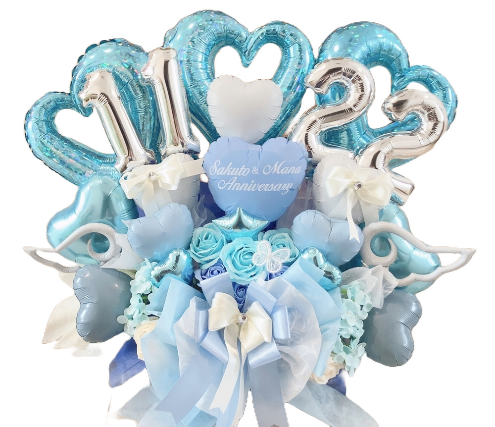 卓上 推し活 推しカラー 周年祝い 開店祝い お誕生日 バルーン ギフト