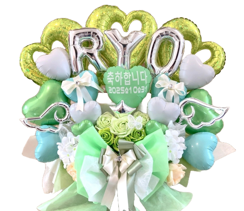 卓上 推し活 推しカラー 周年祝い 開店祝い お誕生日 バルーン ギフト