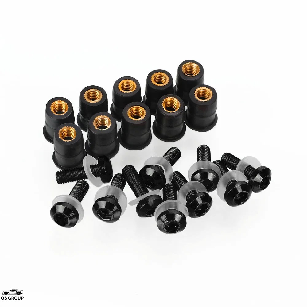 並行輸入品】 10P 風よけ 風防 ウインドシールド スクリュー Nut